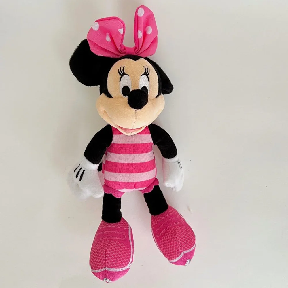 Disney Just Play Plush Minnie Mouse Jogger 9 in Stuffed Animal Toy
